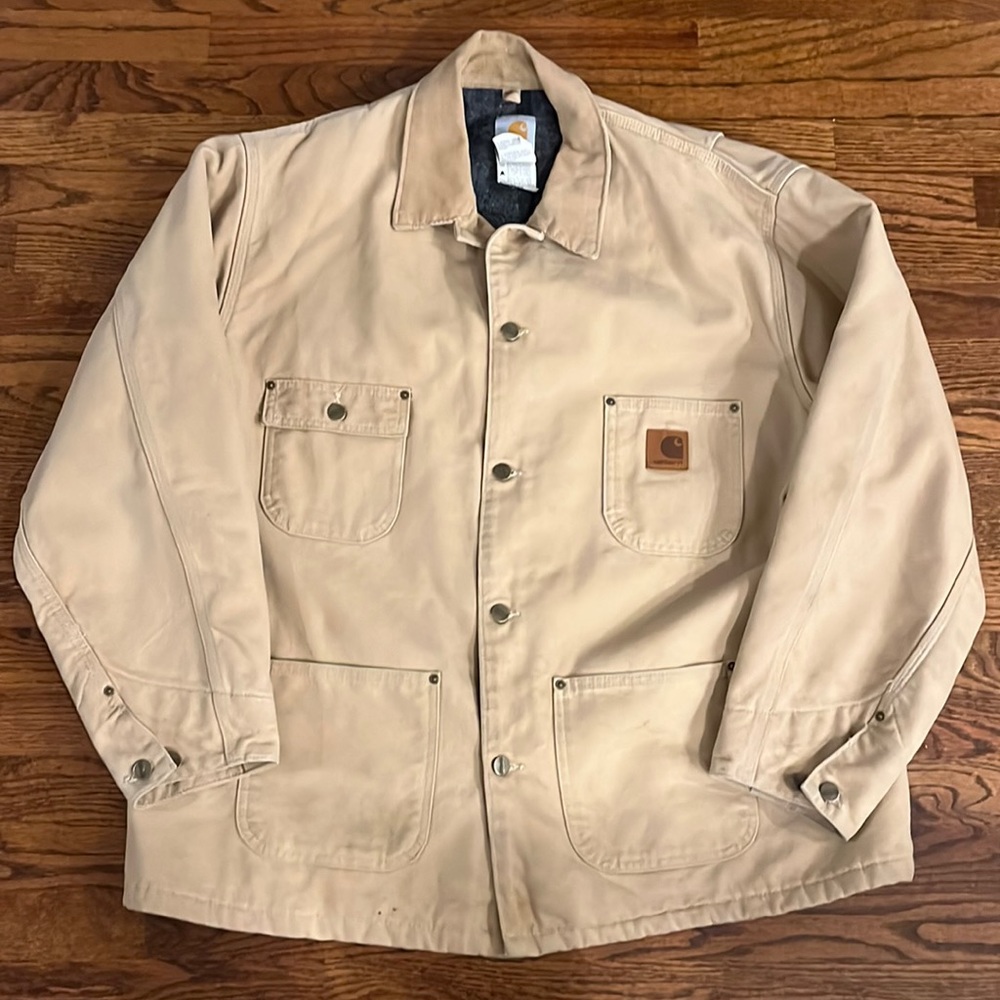 Carhartt lined barn coat